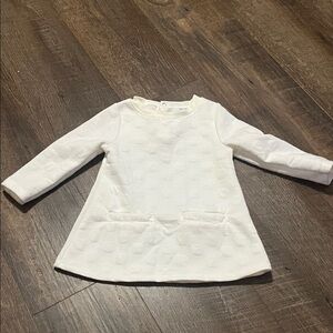 Laura Ashley  Baby Dress with Textured Pattern